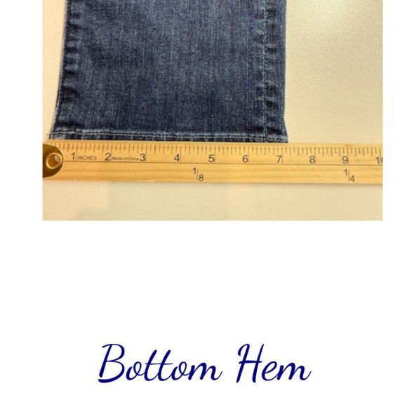 7 For All Mankind Men’s Blue Denim Jeans Size 33 Straight Leg - Picture 7 of 7